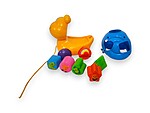Jucărie de tras cu forme de sortat - Melcul din plastic - imagine 4