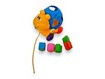 Jucărie de tras cu forme de sortat - Melcul din plastic - imagine 3