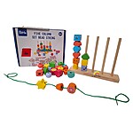 Joc de logică și asociere a mărgelelor după model, cu 5 coloane - imagine 2