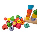 Joc de logică și asociere a mărgelelor după model, cu 5 coloane - imagine 5