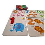 Joc educativ de matematică cu cifre, bețișoare și cartonașe I love Mathematics - imagine 6