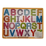 Planșă din lemn pentru scris literele mari de tipar