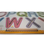 Planșă din lemn pentru scris literele mari de tipar - imagine 3