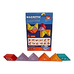 Joc magnetic de construcție de tipul Tangram cu 6 piese - imagine 2