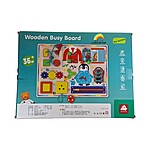 Planșă de activități Montessori Busy Board Pinguin - imagine 3