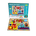 Planșă de activități Montessori Busy Board Pinguin - imagine 5