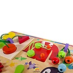 Planșă de activități Montessori Busy Board Pinguin - imagine 4