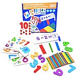 Joc educativ de matematică cu cifre, bețișoare și cartonașe I love Mathematics - imagine 10