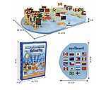 Harta Lumii din lemn cu 36 steaguri - imagine 5