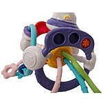 Jucărie senzorială, de dentiție și de motricitate pentru bebeluși Iepuraș - imagine 5