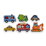 Puzzle din carton cu 6 imagini, tematică Mijloace de Transport
