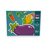 Puzzle din carton cu 6 imagini, tematică Legume - imagine 2