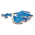 Puzzle din carton cu 6 imagini, tematică Animale Domestice și puii lor - imagine 5