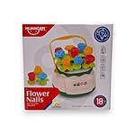 Jucărie educativă și creativă pentru bebeluși Coș cu Flori - imagine 2