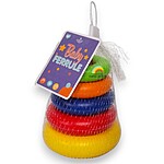 Piramidă de stivuire din plastic, 15 cm - imagine 2