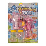 Pistol de făcut baloane de săpun - culoare roz - imagine 2