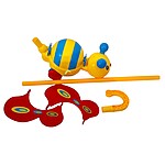 Jucărie de împins cu sunete – Albinuța galbenă - imagine 2