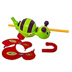 Jucărie de împins cu sunete – Albinuța verde - imagine 3