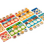 Joc educativ Montessori de asociere și memorie supermarketul animalelor - imagine 9