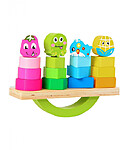 Sortator de forme geometrice pe secvențe de mărimi și joc de echilibru, balanță