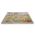 Puzzle încastru cu animale domestice, 8 piese - imagine 2
