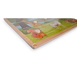 Puzzle încastru cu animale sălbatice, 9 piese - imagine 3