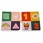 Joc senzorial pentru bebeluși cutia cu morcovi și batiste/șervețele textile - imagine 6