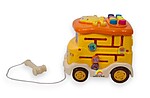 Jucărie muzicală autobuz interactiv cu activități - imagine 4