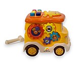 Jucărie muzicală autobuz interactiv cu activități - imagine 6