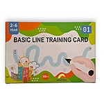 Planșe educaționale reutilizabile cu activități de bază pe linii punctate - imagine 2