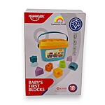 Joc de sortare forme geometrice și litere în găletușă de plastic - imagine 4