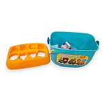 Joc de sortare forme geometrice și litere în găletușă de plastic - imagine 2