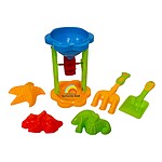 Jucării de plajă și nisip din plastic – Morișcă mică, set de 6 piese