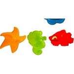 Jucării de plajă și nisip din plastic – Morișcă mică, set de 6 piese - imagine 8