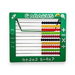 Numărătoare din plastic cu 10 rânduri (100 de bile) - culori diferite, se va trimite aleatoriu - imagine 3