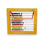 Numărătoare din plastic cu 10 rânduri (100 de bile) - culori diferite, se va trimite aleatoriu