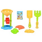 Jucării de plajă și nisip din plastic – Morișcă mică, set de 6 piese - imagine 3