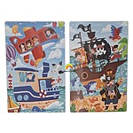 Carte magnetică cu 2 puzzle - mijloace de transport - imagine 2