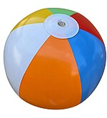 Minge gonflabilă colorată pentru plajă, 33 cm - imagine 2