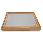Tăbliță magnetică din lemn cu puzzle și desen - model Ferma - imagine 2