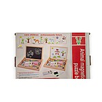 Tăbliță magnetică din lemn cu puzzle și desen - model Animale Sălbatice - imagine 13