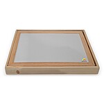 Tăbliță magnetică din lemn cu puzzle și desen - model Animale Sălbatice - imagine 2