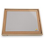 Tăbliță magnetică din lemn cu puzzle și desen - model Animale Sălbatice - imagine 3