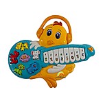 Jucărie interactivă pentru bebeluși cu sunete și lumini, Puișorul cu chitară