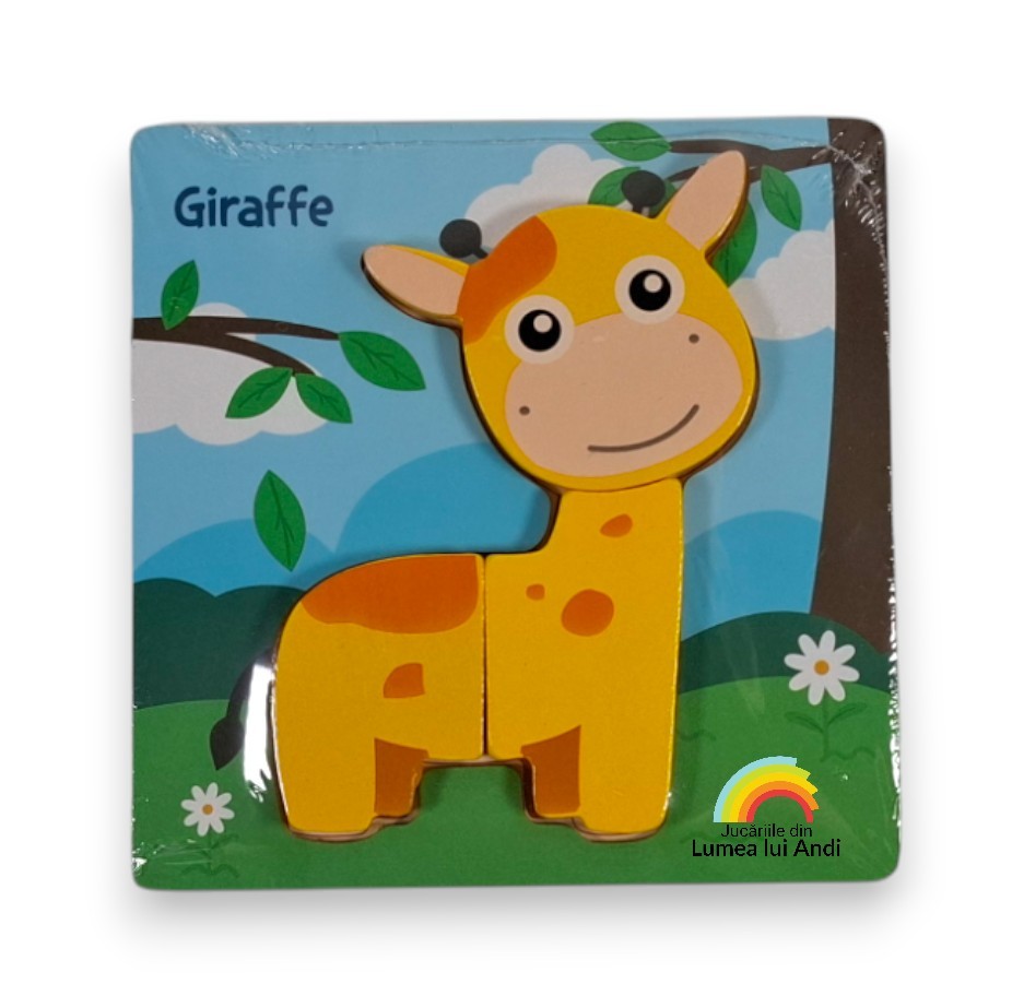 20250913_130940-Photoroom Puzzle mic 3D Girafă - imagine 1