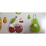 Puzzle încastru cu fructe, 11 piese - model cu pepene - imagine 4