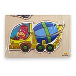 Puzzle mijloace de transport cu animale -model avion - imagine 5