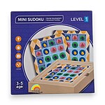 Joc de logică și memorie Mini Sudoku magnetic cu fructe, nivel 1 pentru 3-5 ani (cu tăbliță albă magnetică și tăbliță pentru cretă) - imagine 11