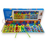Joc logaritmic Montessori 5 în 1, cu xilofon - imagine 6
