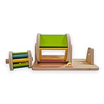 Tambur rotativ Montessori din lemn, cu 2 cilindri - imagine 7